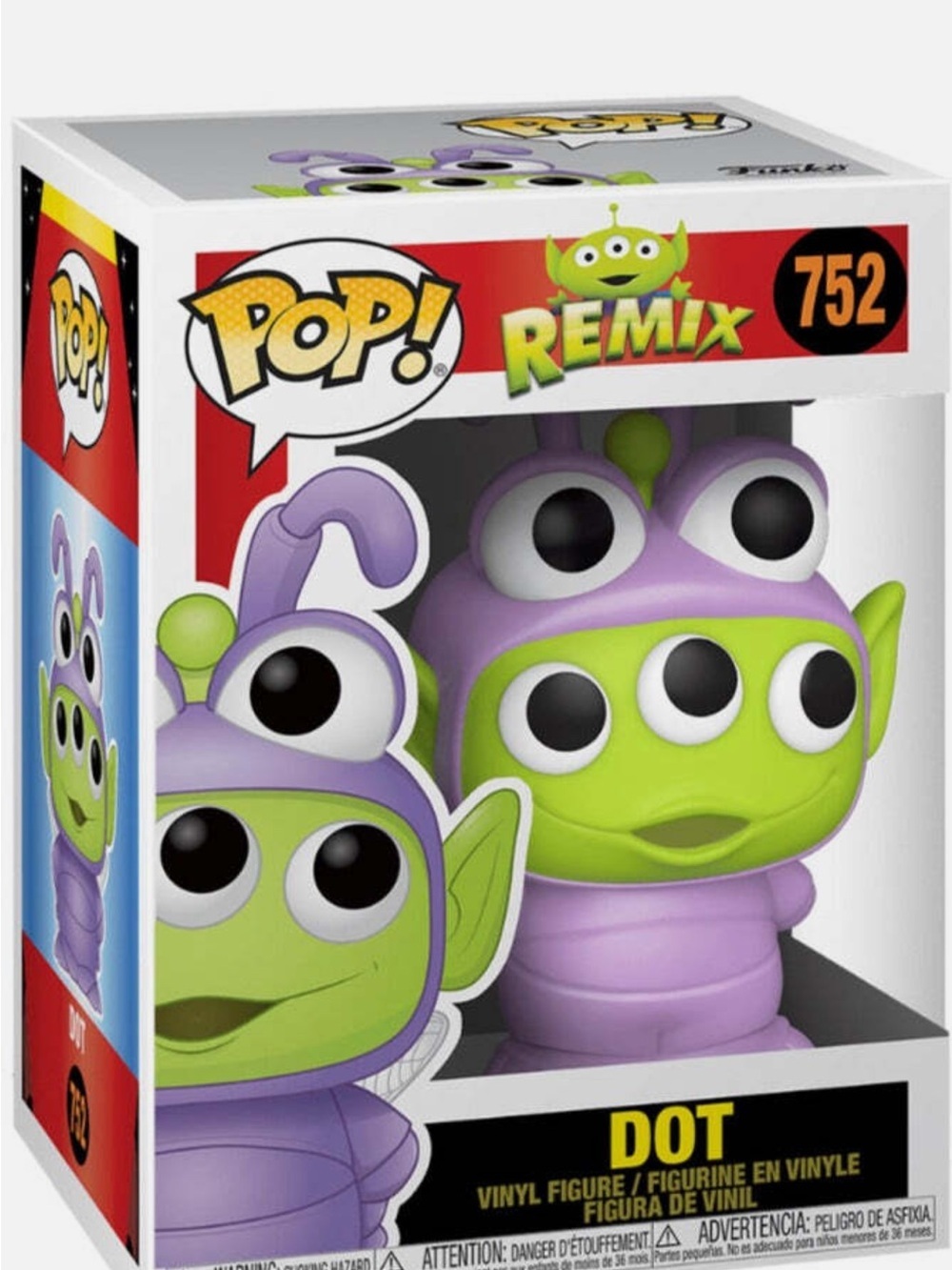 Funko Remix DOT Vinyl Figure - Purple & Green